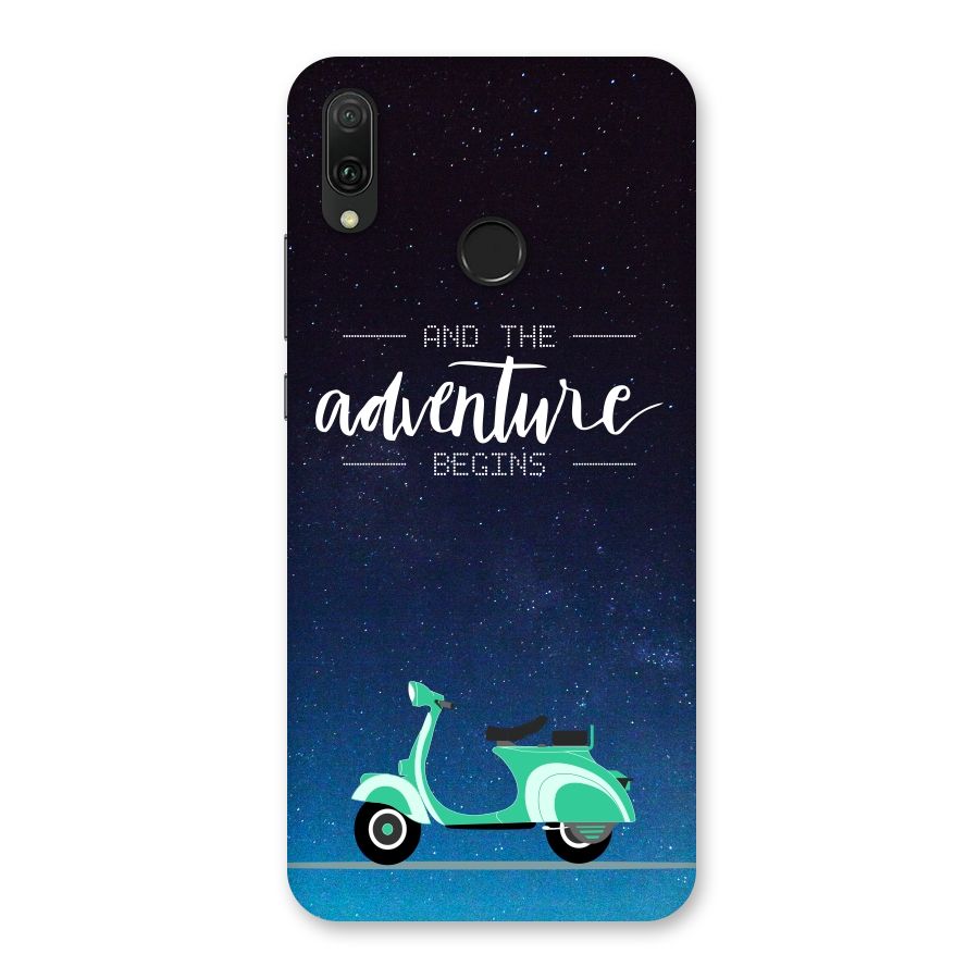 Adventure Scooter Back Case for Huawei Y9 (2019)
