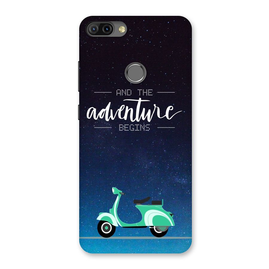 Adventure Scooter Back Case for Infinix Hot 6 Pro