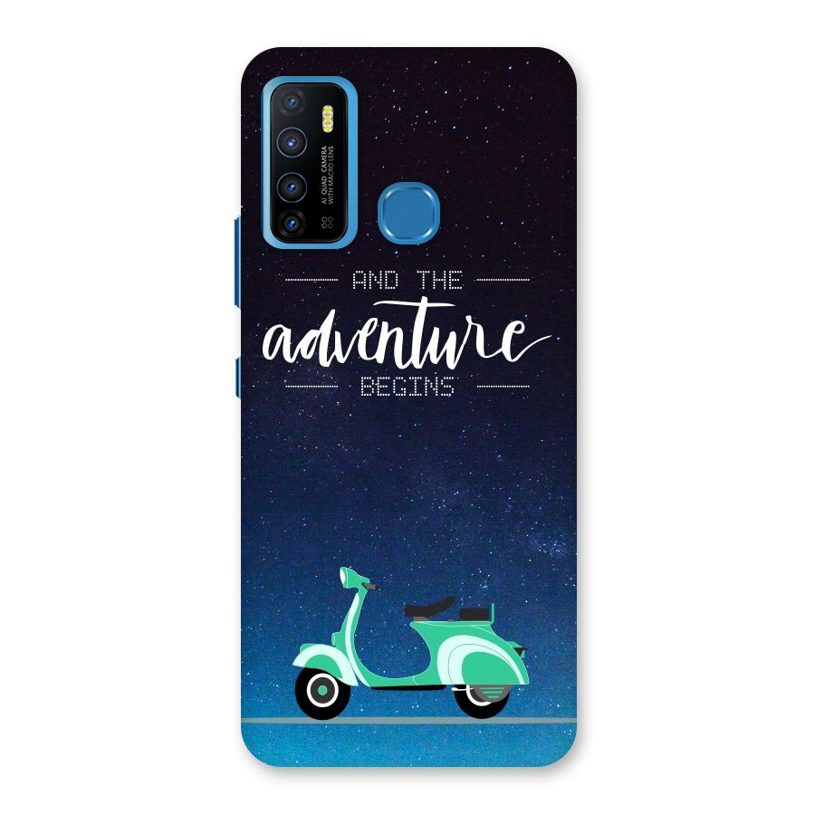 Adventure Scooter Back Case for Infinix Hot 9