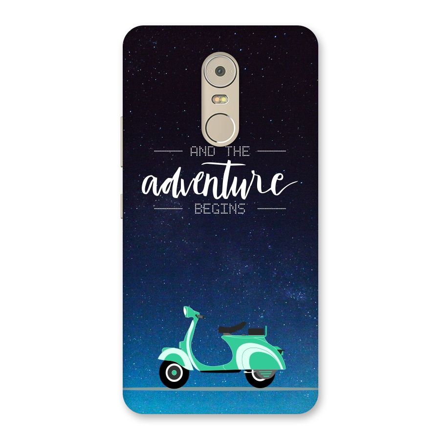 Adventure Scooter Back Case for Lenovo K6 Note