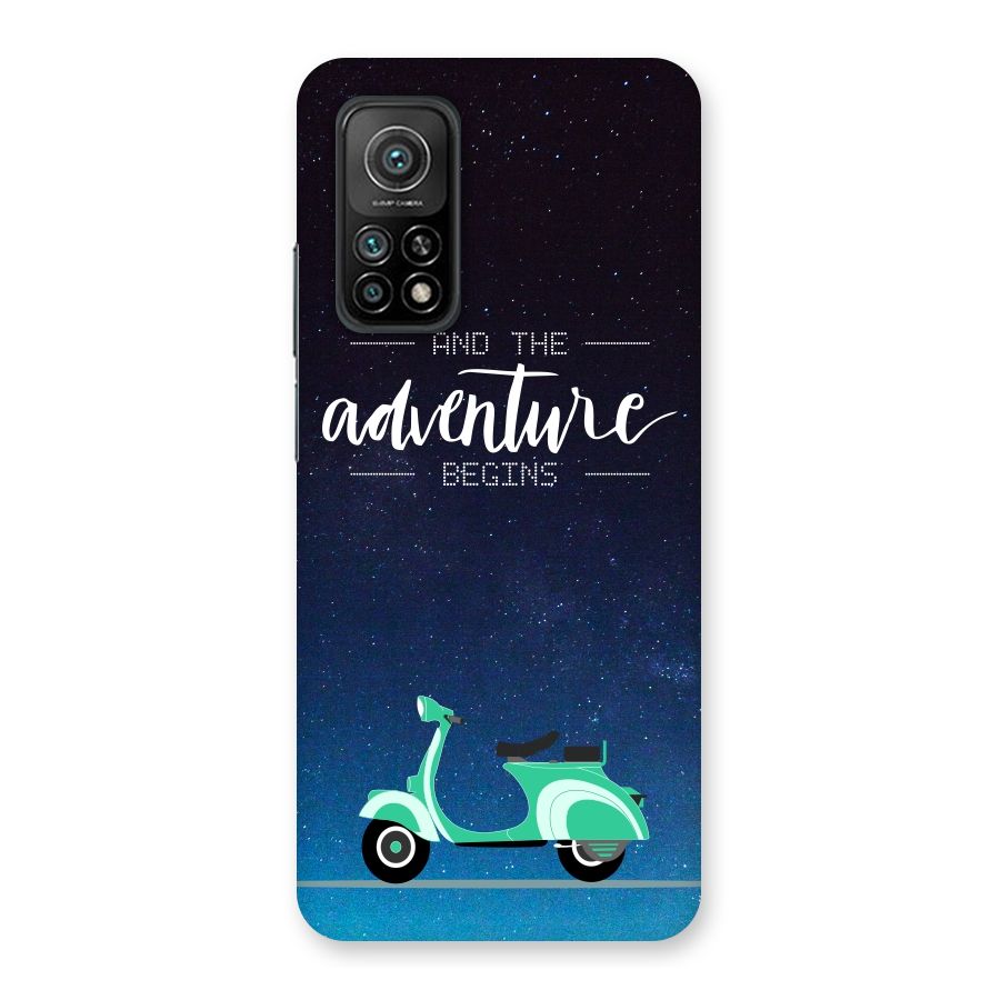 Adventure Scooter Back Case for Mi 10T 5G