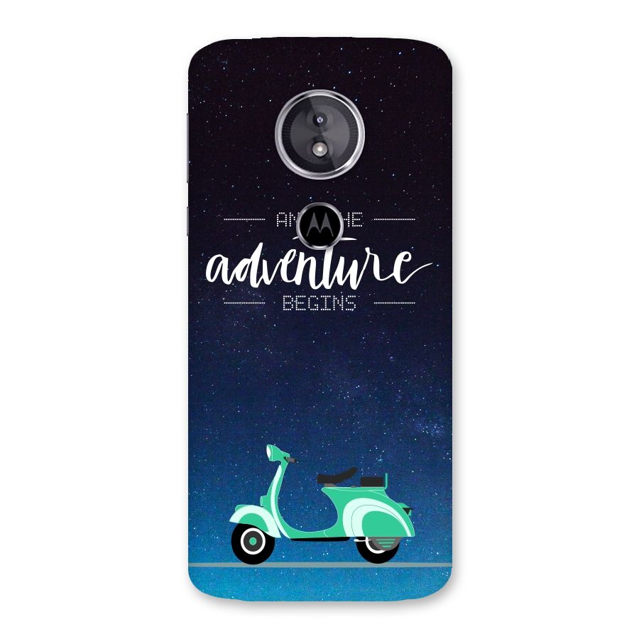Adventure Scooter Back Case for Moto E5