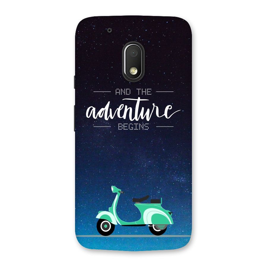 Adventure Scooter Back Case for Moto G4 Play