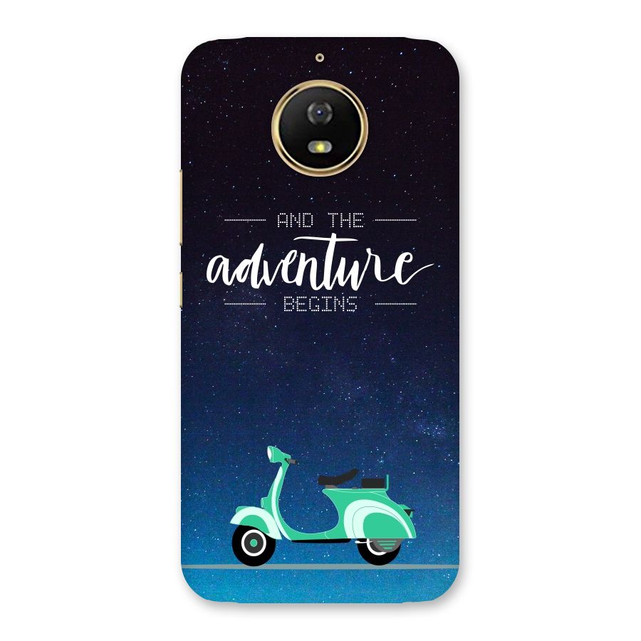 Adventure Scooter Back Case for Moto G5s