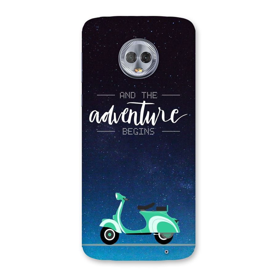 Adventure Scooter Back Case for Moto G6 Plus