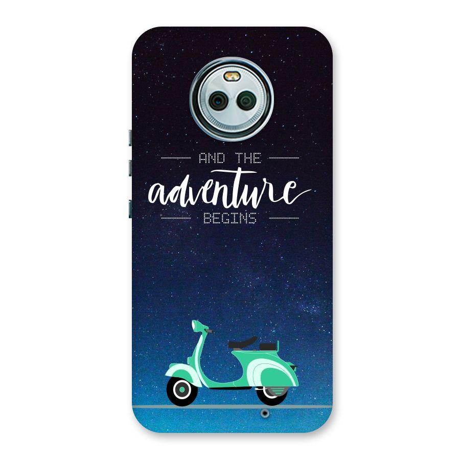 Adventure Scooter Back Case for Moto X4