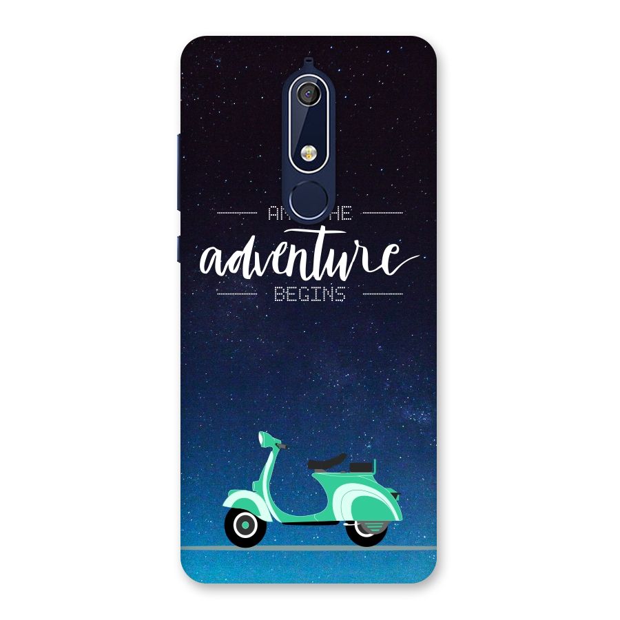 Adventure Scooter Back Case for Nokia 5.1