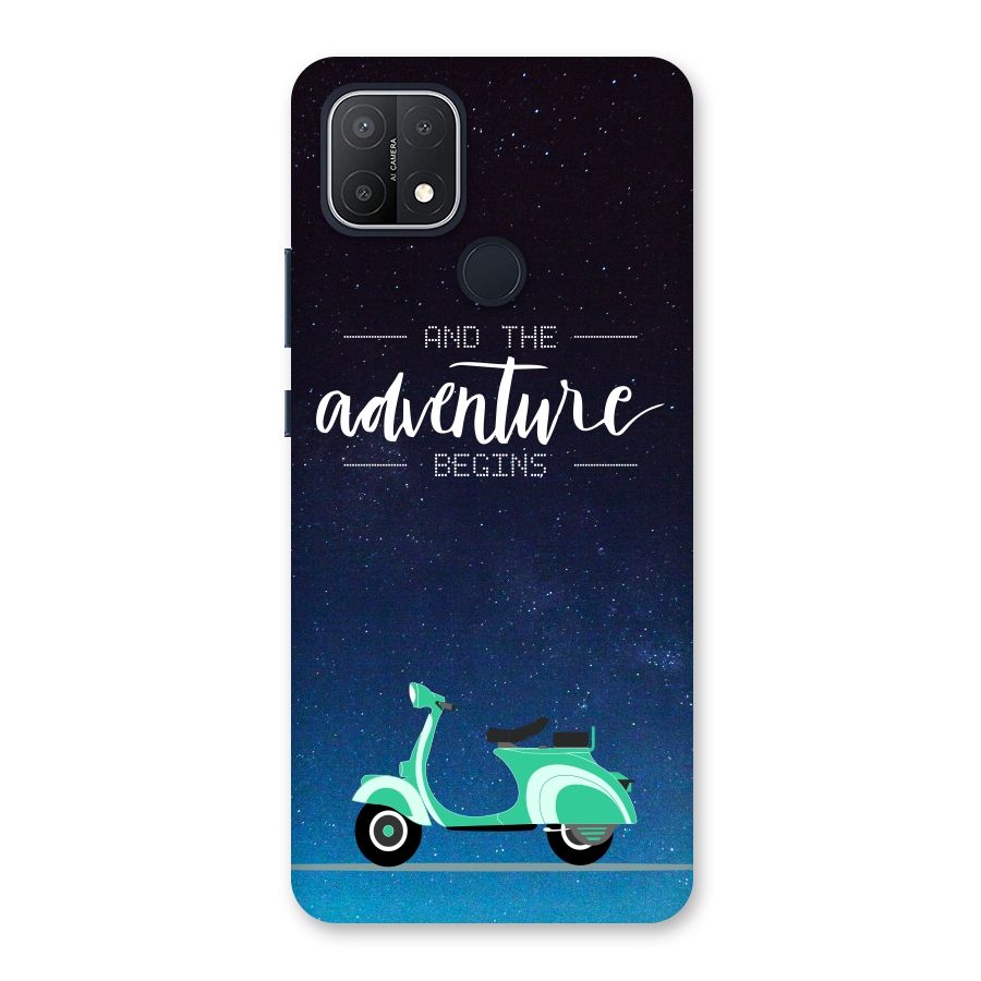 Adventure Scooter Back Case for Oppo A15s
