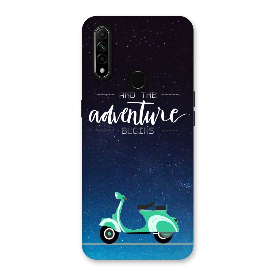 Adventure Scooter Back Case for Oppo A31