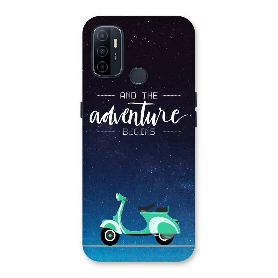 Adventure Scooter Back Case for Oppo A32