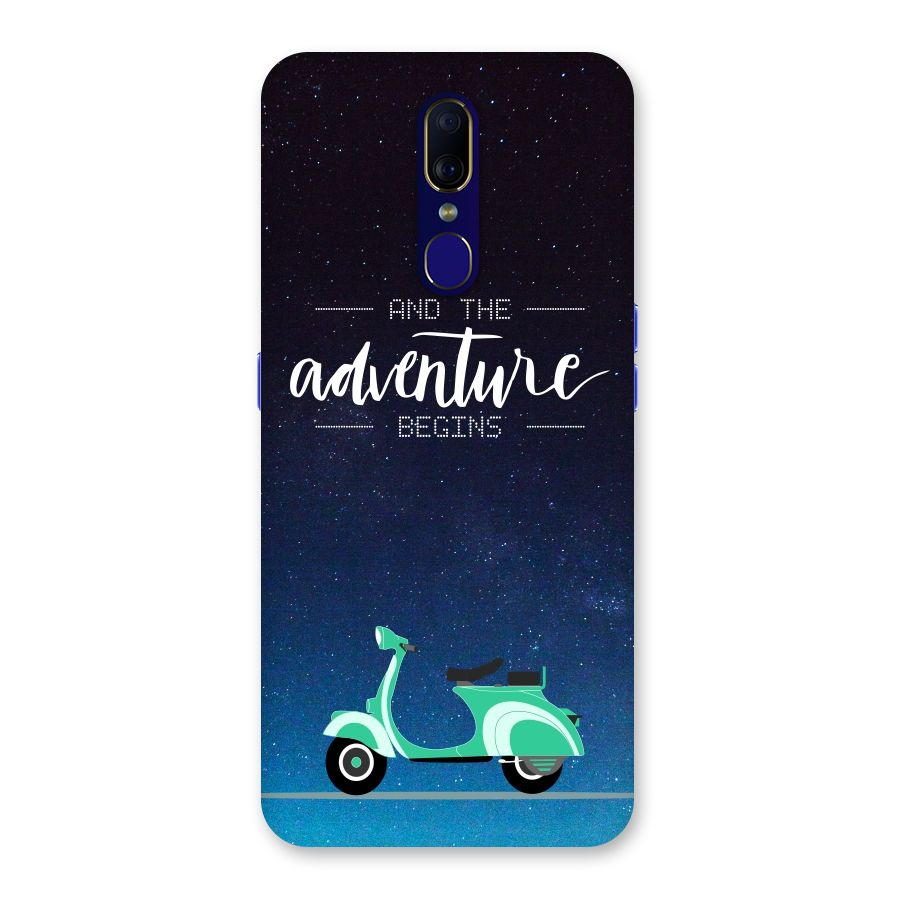 Adventure Scooter Back Case for Oppo F11