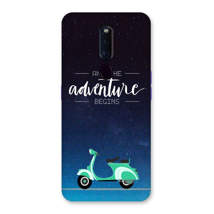 Adventure Scooter Back Case for Oppo F11 Pro