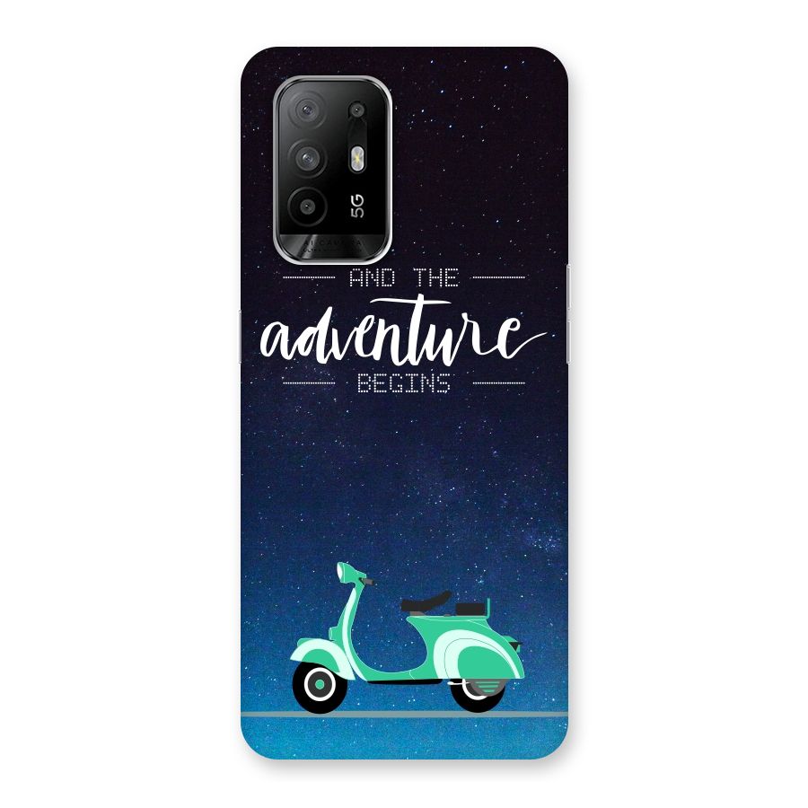 Adventure Scooter Back Case for Oppo F19 Pro Plus 5G