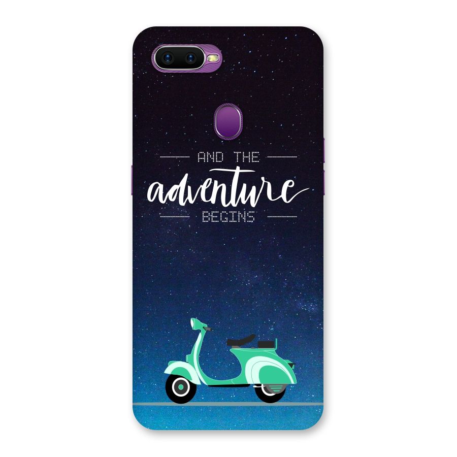 Adventure Scooter Back Case for Oppo F9