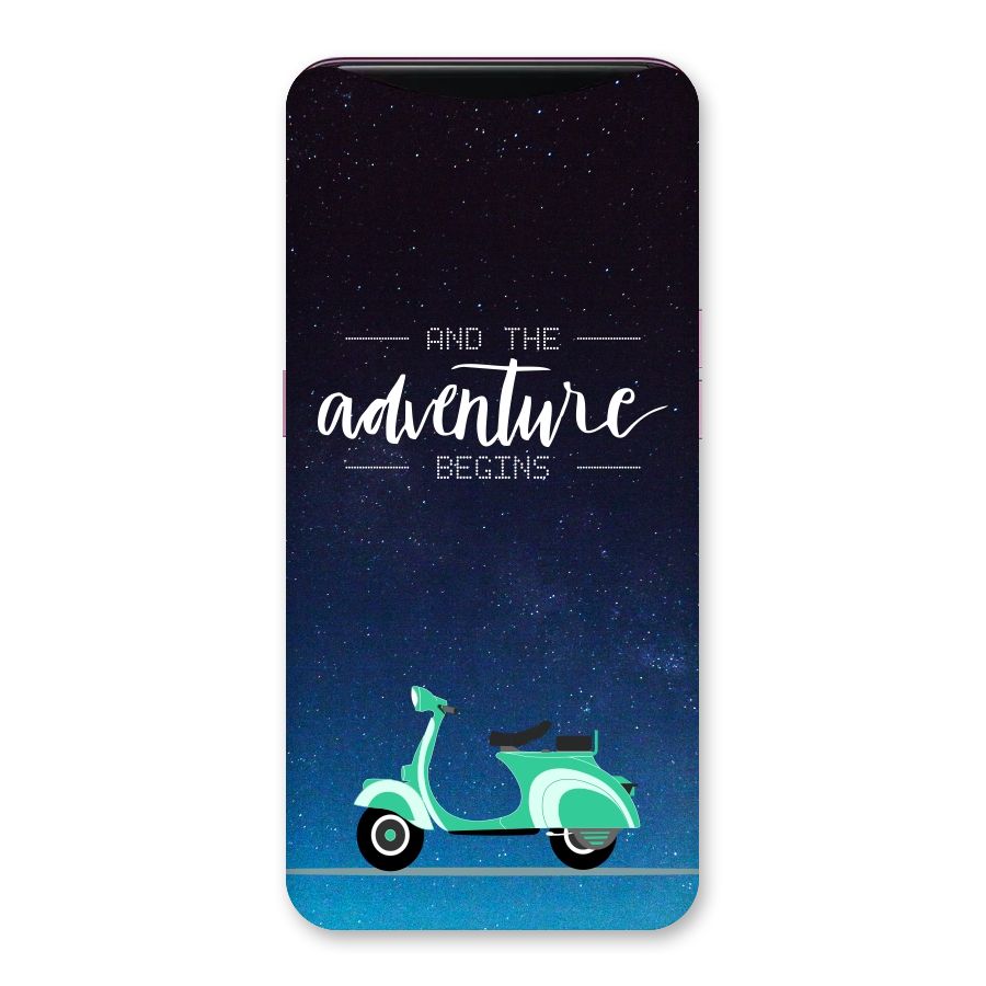 Adventure Scooter Back Case for Oppo Find X