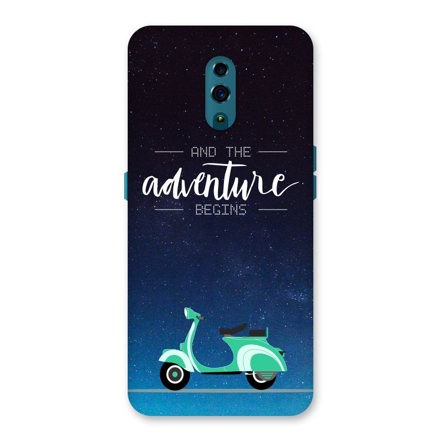 Adventure Scooter Back Case for Oppo Reno