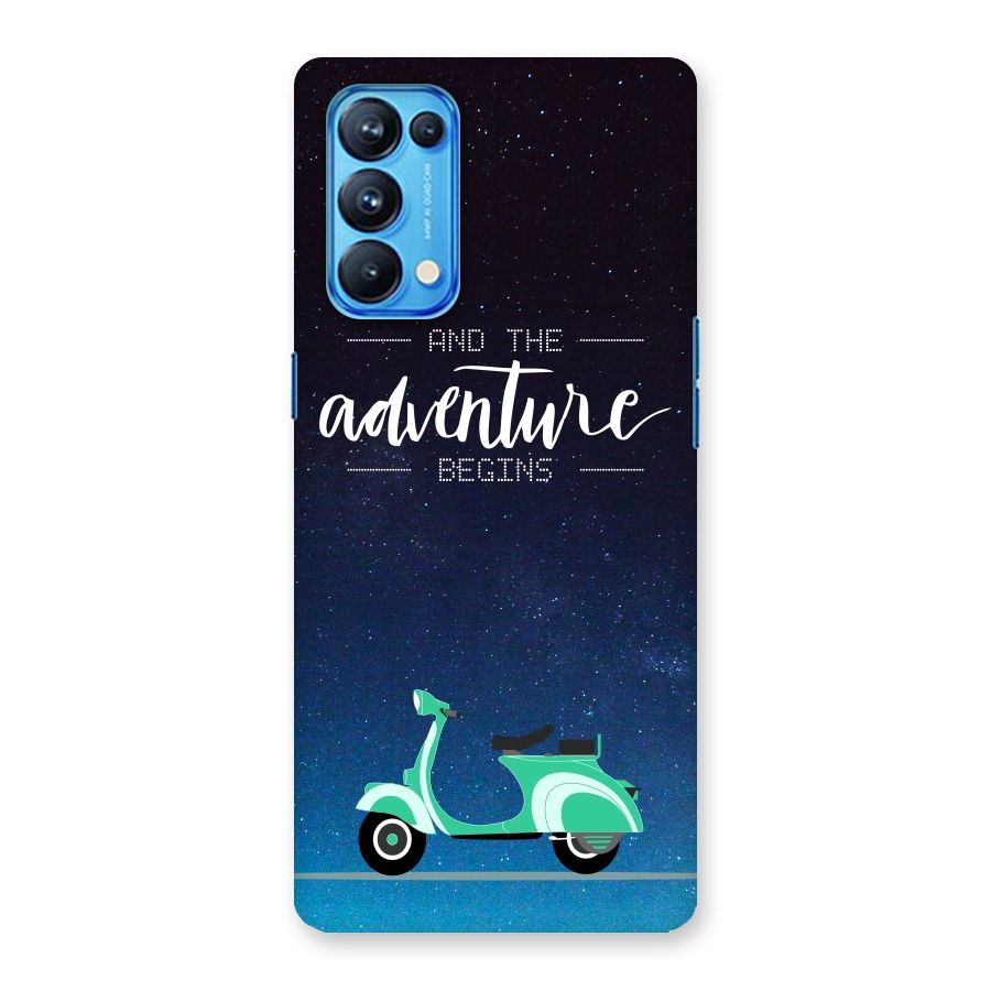 Adventure Scooter Back Case for Oppo Reno5 Pro 5G