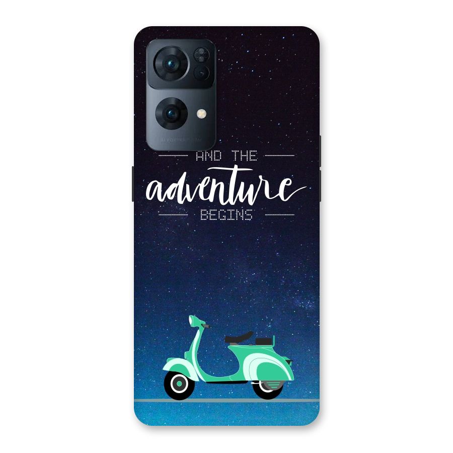Adventure Scooter Back Case for Oppo Reno7 Pro 5G