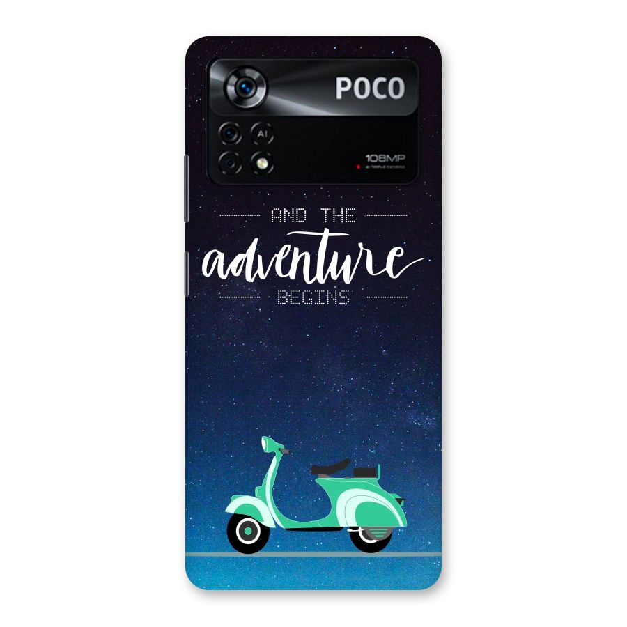Adventure Scooter Back Case for Poco X4 Pro 5G