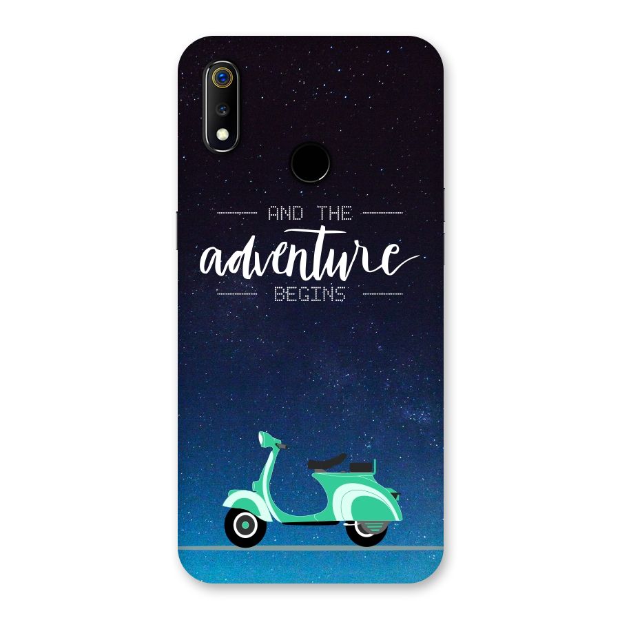 Adventure Scooter Back Case for Realme 3