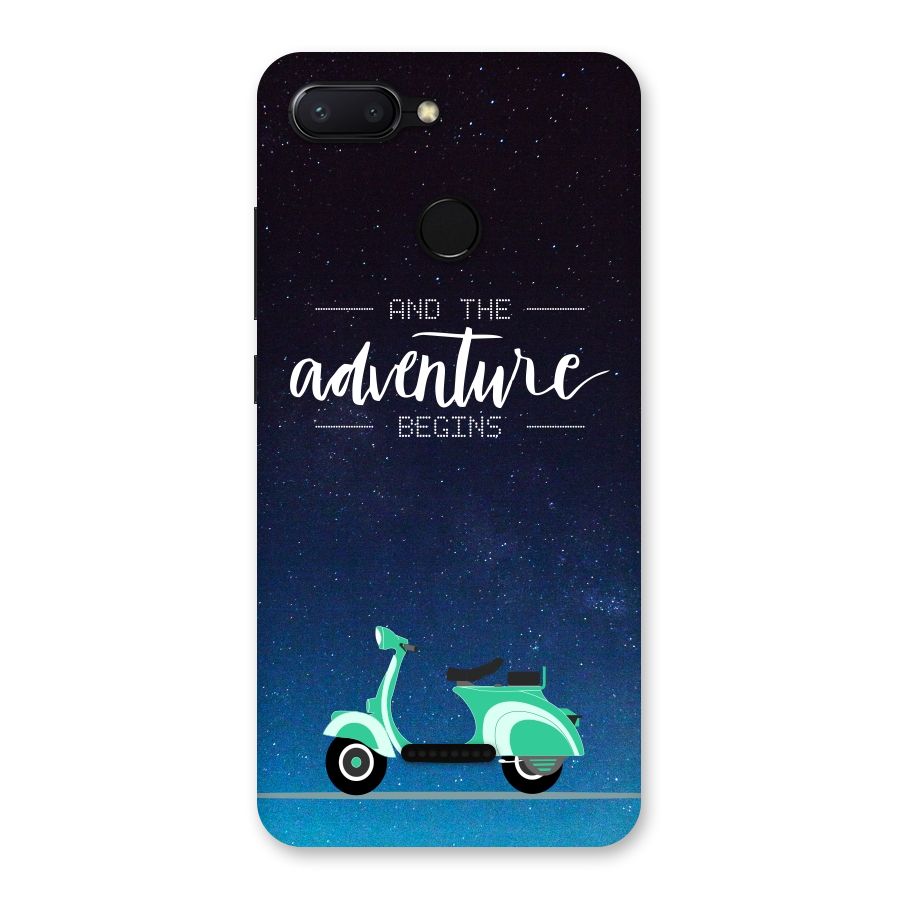 Adventure Scooter Back Case for Redmi 6