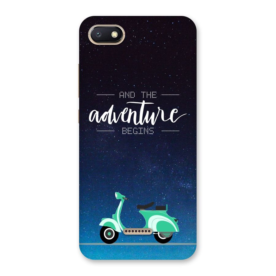 Adventure Scooter Back Case for Redmi 6A