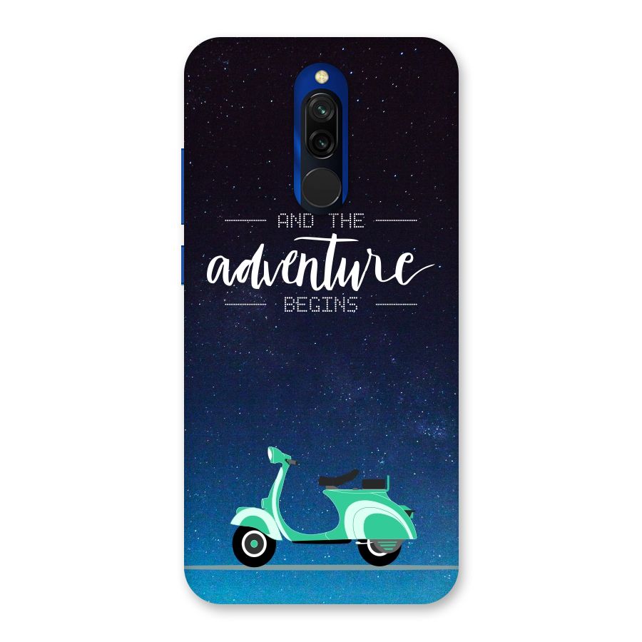 Adventure Scooter Back Case for Redmi 8