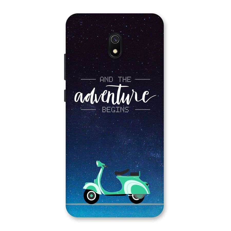 Adventure Scooter Back Case for Redmi 8A