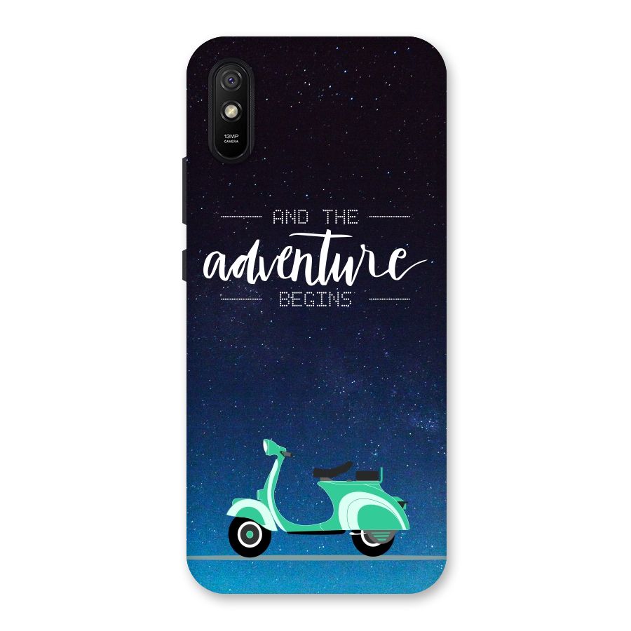 Adventure Scooter Back Case for Redmi 9A