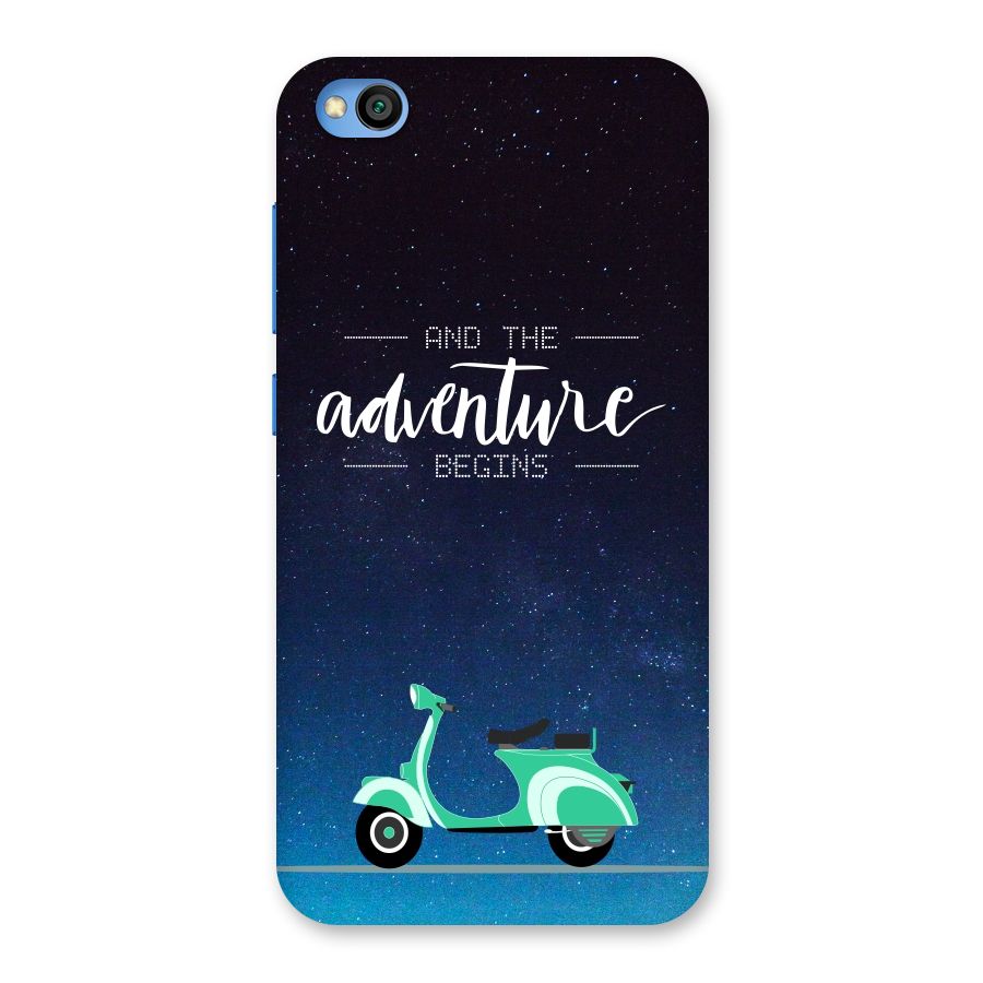 Adventure Scooter Back Case for Redmi Go