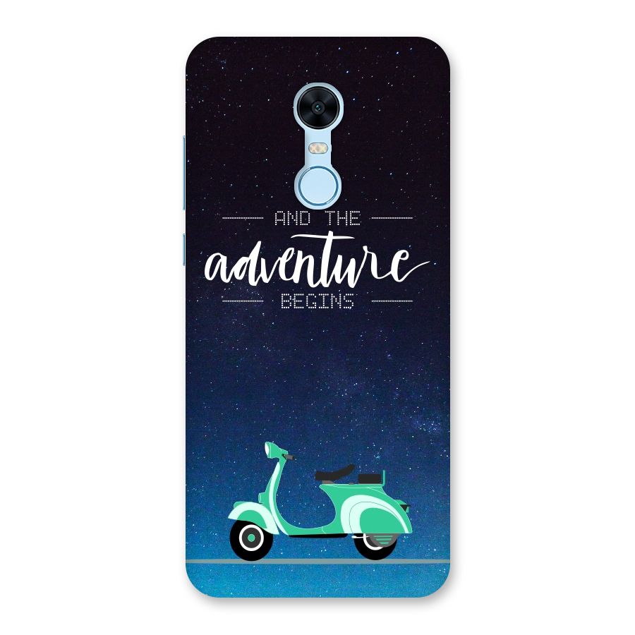 Adventure Scooter Back Case for Redmi Note 5