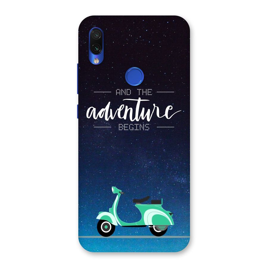 Adventure Scooter Back Case for Redmi Note 7S