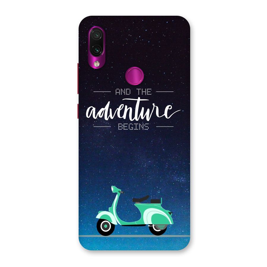 Adventure Scooter Back Case for Redmi Note 7 Pro