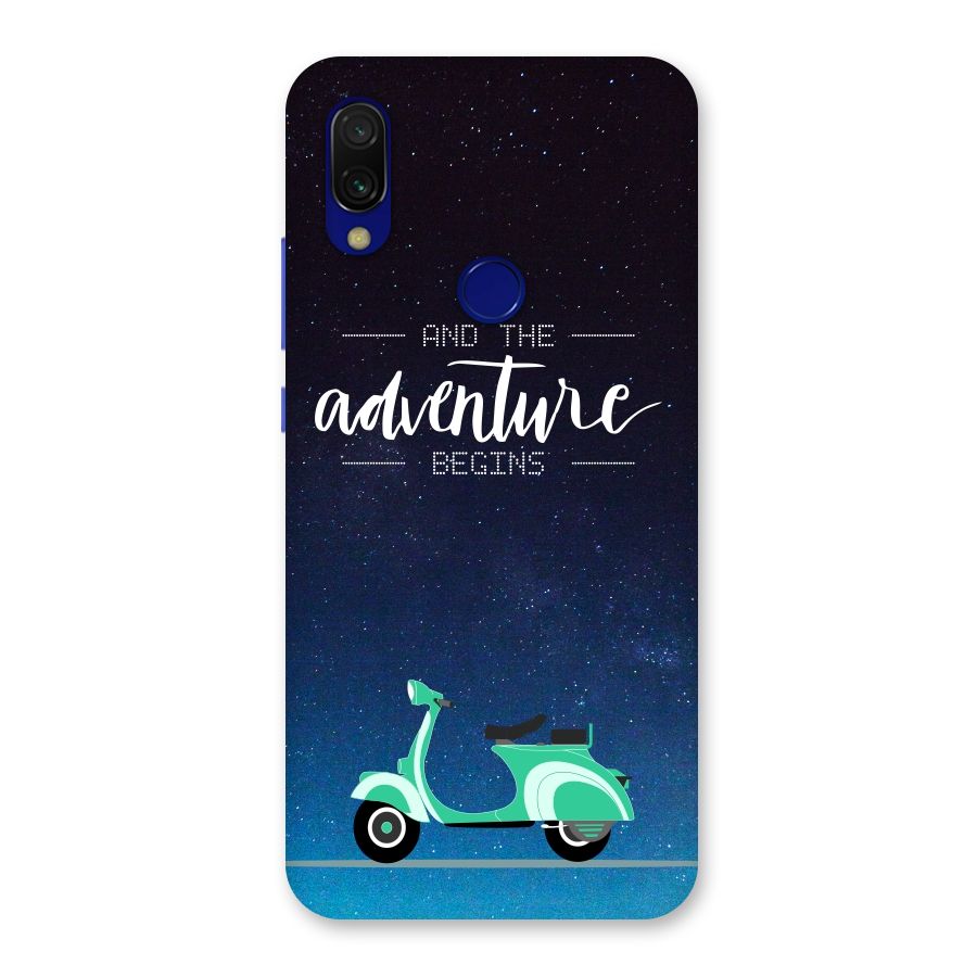 Adventure Scooter Back Case for Redmi Y3