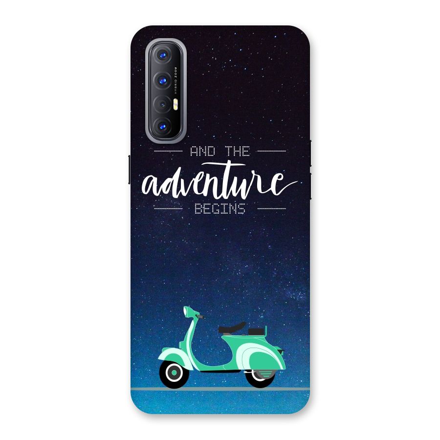 Adventure Scooter Back Case for Reno3 Pro