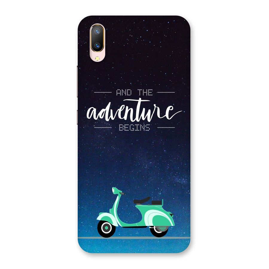 Adventure Scooter Back Case for Vivo V11 Pro