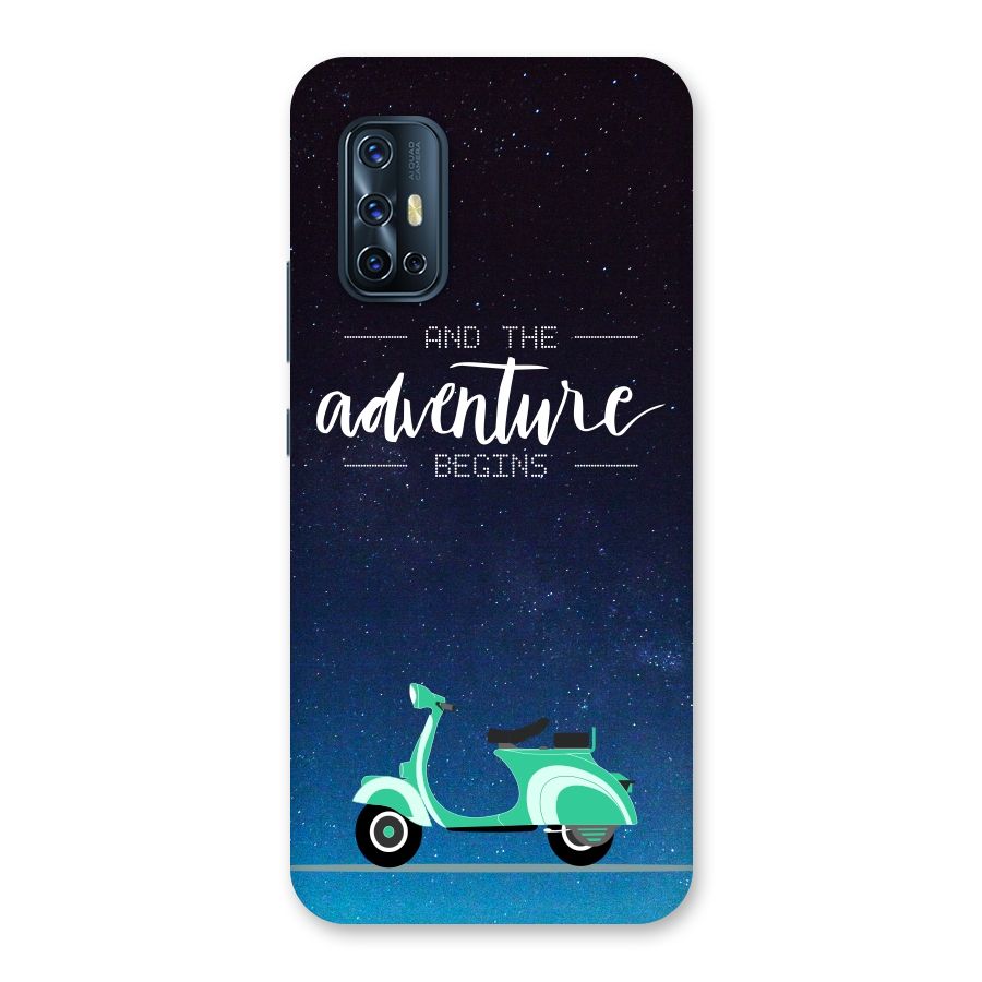 Adventure Scooter Back Case for Vivo V17