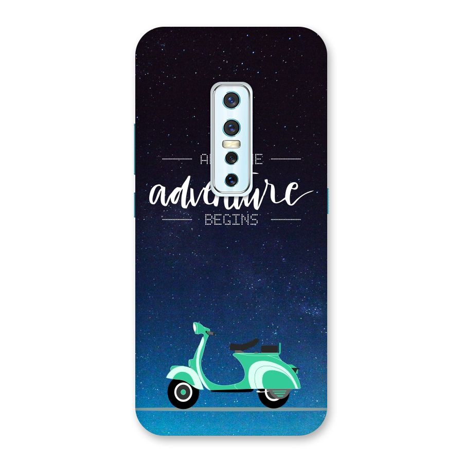 Adventure Scooter Back Case for Vivo V17 Pro