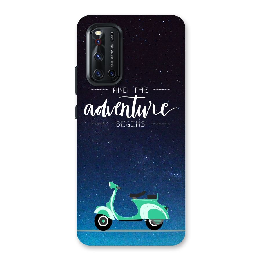 Adventure Scooter Back Case for Vivo V19