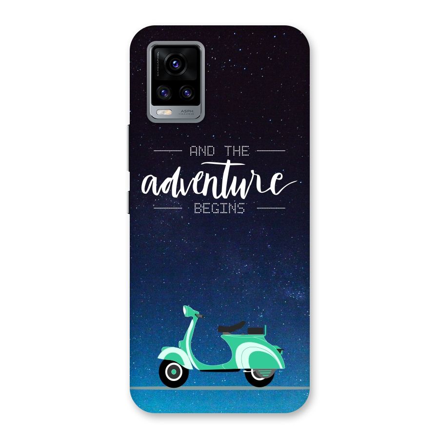 Adventure Scooter Back Case for Vivo V20