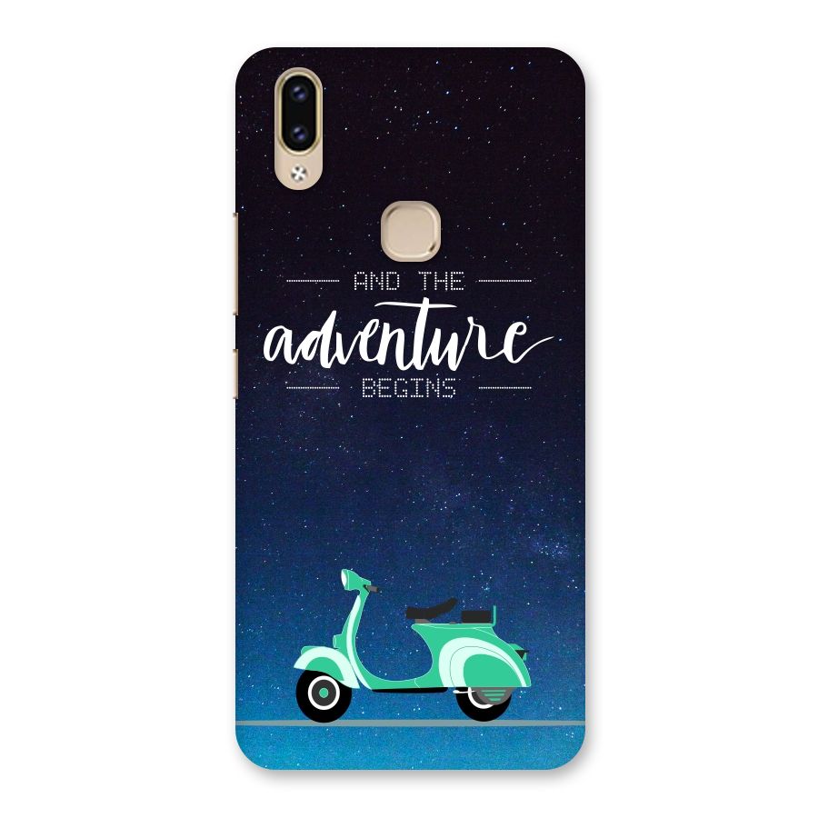 Adventure Scooter Back Case for Vivo V9 Youth