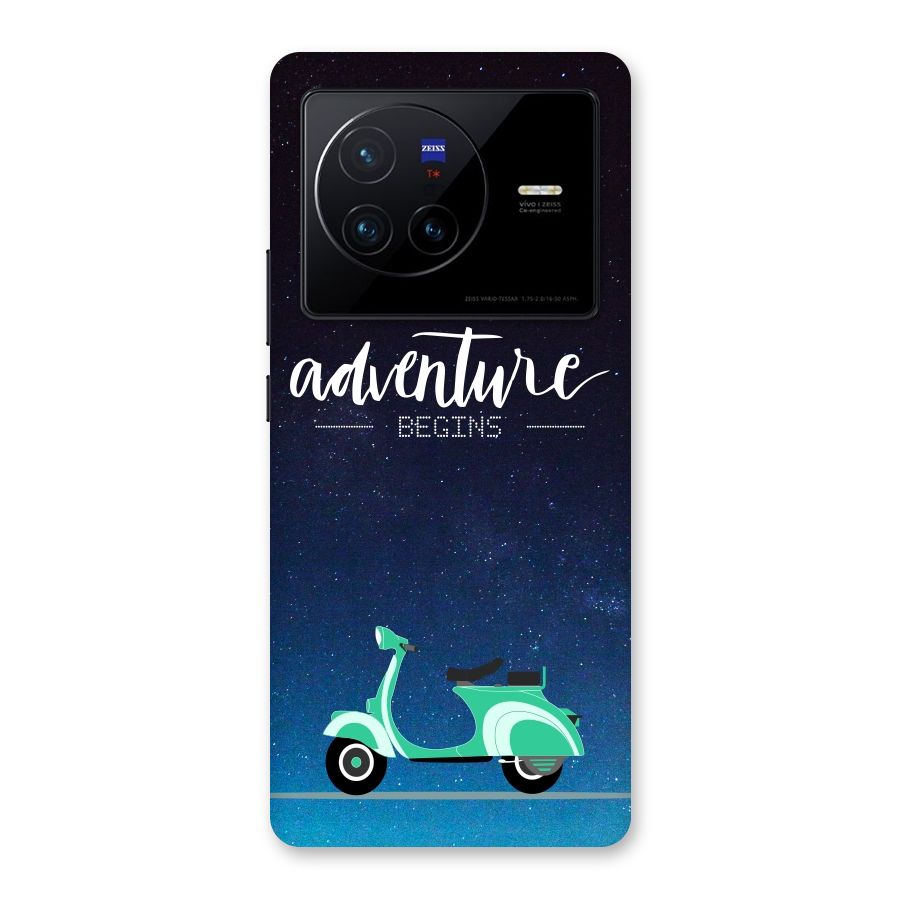 Adventure Scooter Back Case for Vivo X80