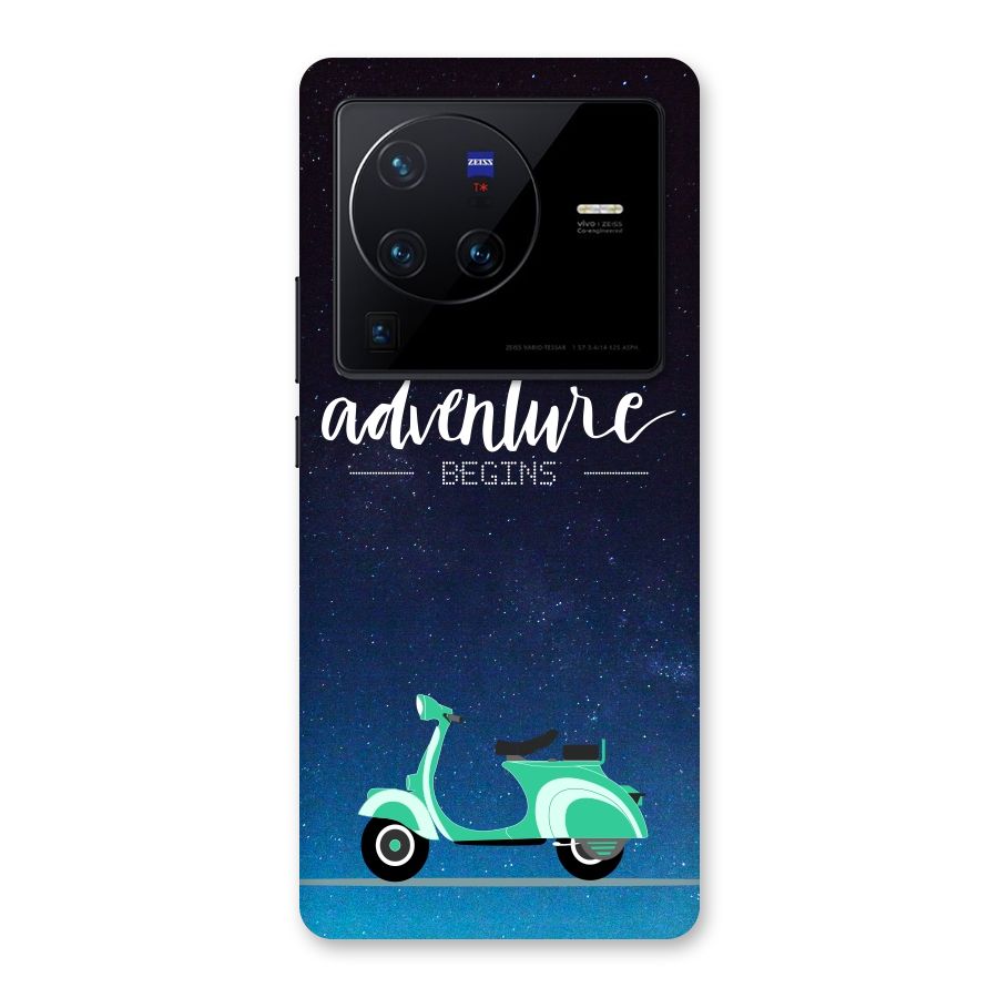Adventure Scooter Back Case for Vivo X80 Pro