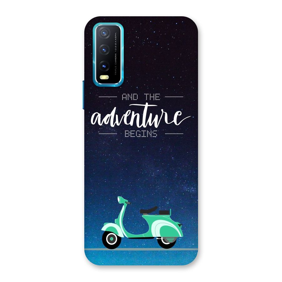 Adventure Scooter Back Case for Vivo Y20A