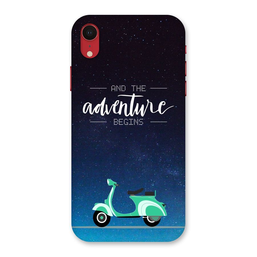Adventure Scooter Back Case for iPhone XR