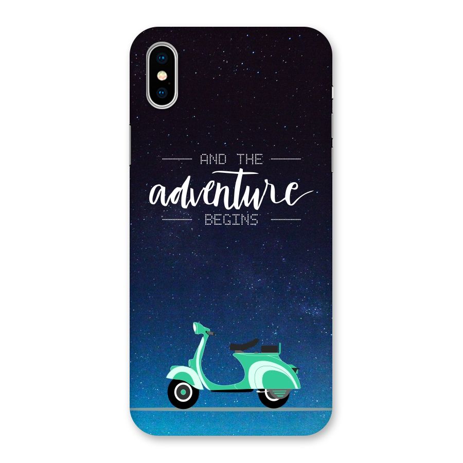 Adventure Scooter Back Case for iPhone XS