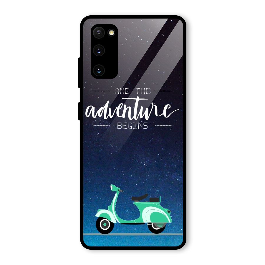 Adventure Scooter Glass Back Case for Galaxy S20 FE