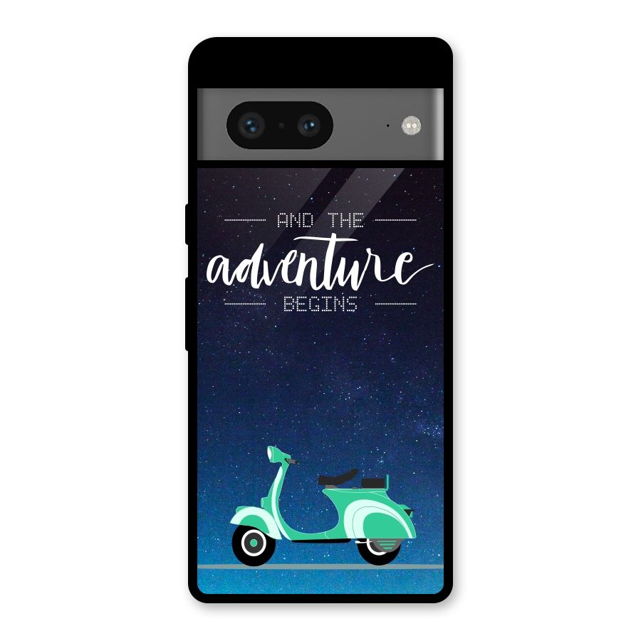 Adventure Scooter Glass Back Case for Google Pixel 7