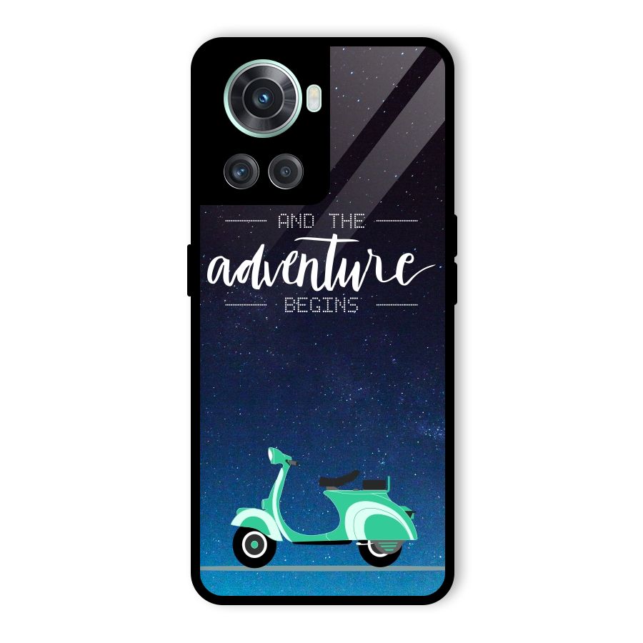 Adventure Scooter Glass Back Case for OnePlus 10R