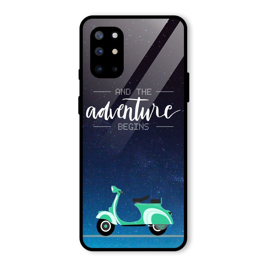 Adventure Scooter Glass Back Case for OnePlus 8T
